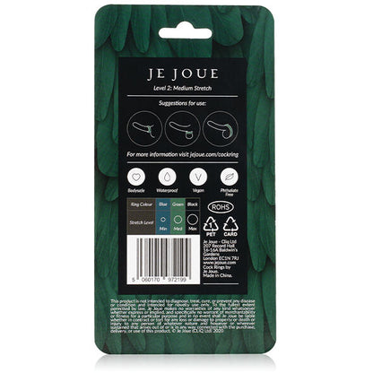 JE JOUE - BAGUE SILICONE VERTE CHOKE MOYEN JE JOUE