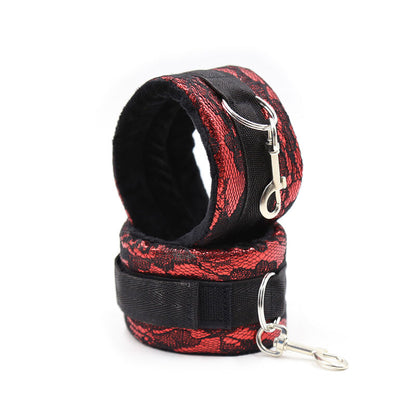 OHMAMA FETISH - MENOTTES EN VELOURS AVEC RUBAN EN NYLON OHMAMA FETISH