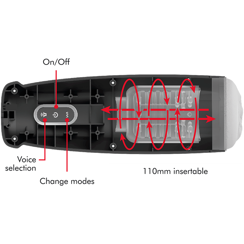 JAMYJOB - TORNADO 360 ROTATION TECH STROKER JAMYJOB