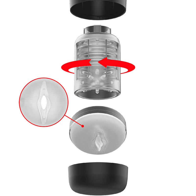 JAMYJOB - TORNADO 360 ROTATION TECH STROKER JAMYJOB
