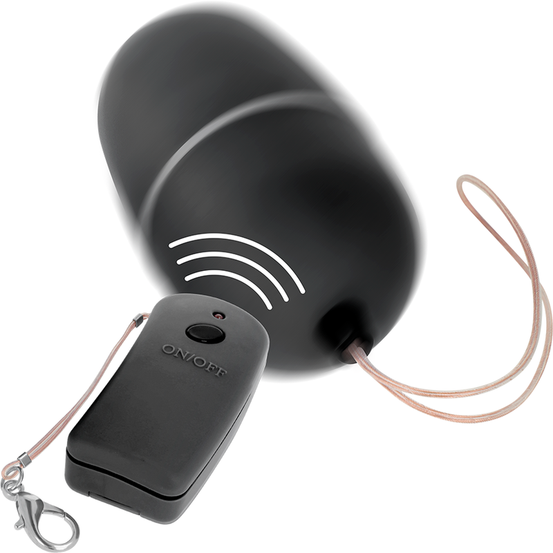 ONLINE - OEUF VIBRANT AVEC TÉLÉCOMMANDE NOIRE ONLINE