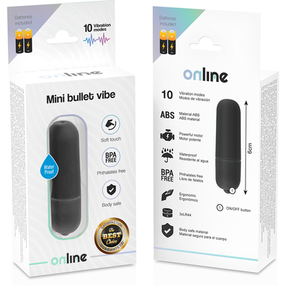 ONLINE - MINI BALLE VIBRANT NOIRE ONLINE