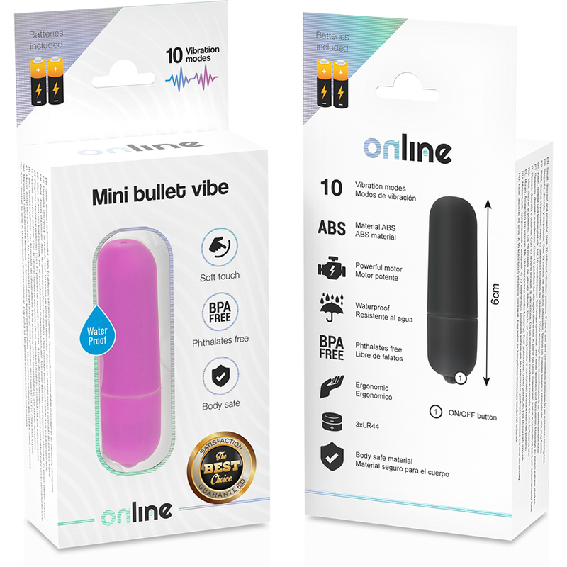 ONLINE - MINI BALLE VIBRANTE LILAS ONLINE