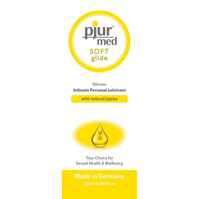 PJUR - LUBRIFIANT SILICONE MED SOFT GLIDE 1.5 ML PJUR