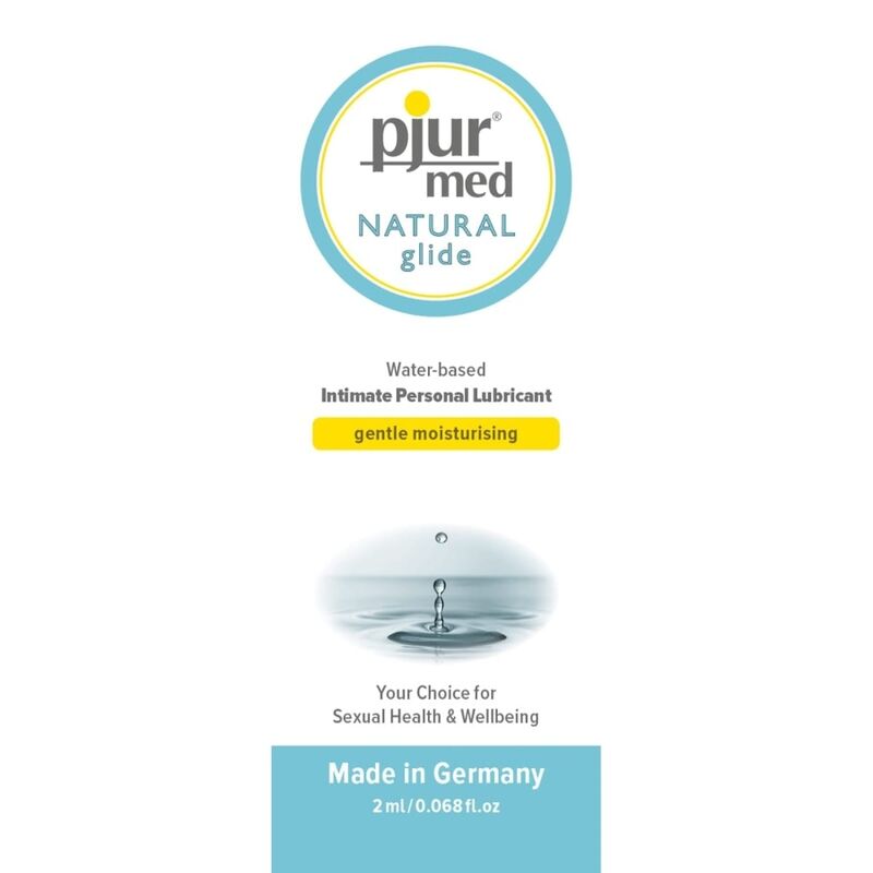 PJUR - MED LUBRIFIANT NATUREL  BASE EAU 2 ML PJUR