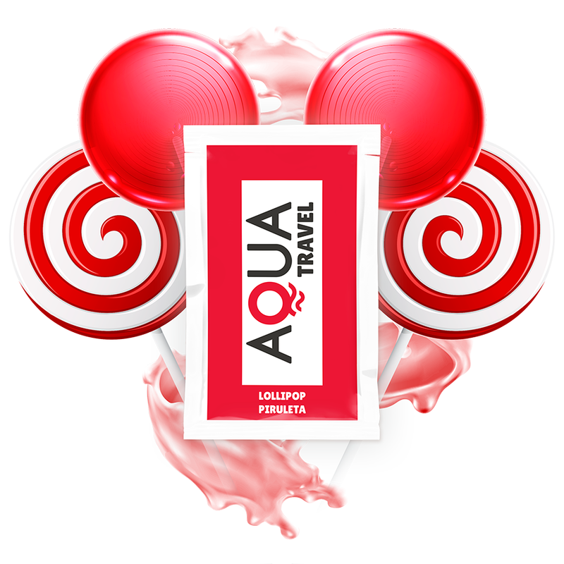 AQUA TRAVEL - LUBRIFIANT À BASE D'EAU SAVEUR SUCE 6 ML AQUA TRAVEL