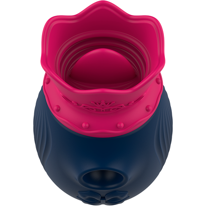 INTENSE - STIMULATEUR DE CLITORIS 10 MODES D'ASPIRATION ET DE LÉCHAGE - BLEU INTENSE FUN TOYS