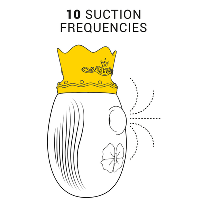 INTENSE - STIMULATEUR DE CLITORIS 10 MODES D'ASPIRATION ET DE LÉCHAGE - BLEU INTENSE FUN TOYS
