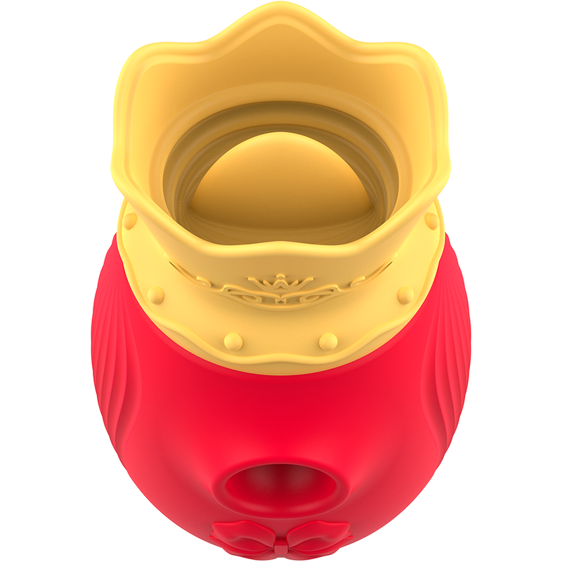 INTENSE - STIMULATEUR CLITORIS 10 MODES D'ASPIRATION ET DE LÉCHAGE - ROUGE INTENSE FUN TOYS