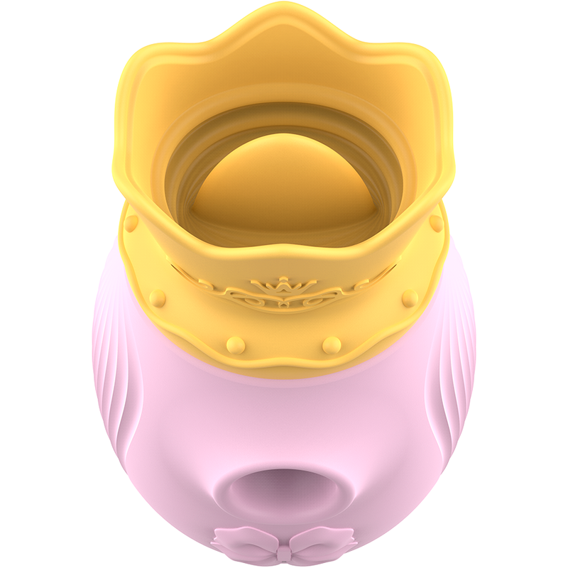 INTENSE - STIMULATEUR DE CLITORIS 10 MODES D'ASPIRATION ET DE LÉCHAGE - ROSE INTENSE FUN TOYS