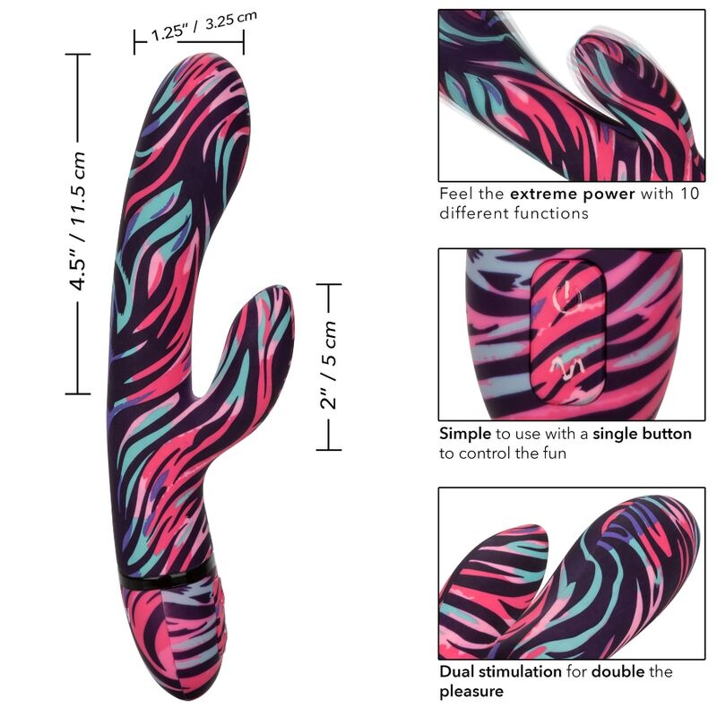 CALEXOTICS - MENAGE A MOI VIBRATEUR DOUBLE BAGUETTE CALEXOTICS