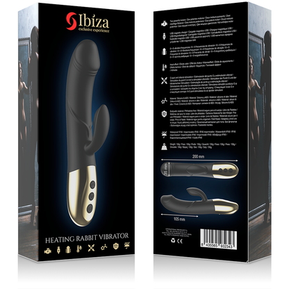 IBIZA - VIBRATEUR ANATOMIQUE PUISSANT AVEC LAPIN IBIZA TECHNOLOGY