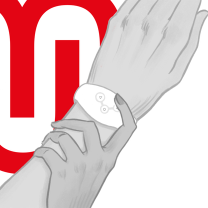 WATCHME - MONTRE À TECHNOLOGIE SANS FIL BLANCHE WATCHME