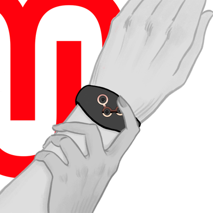 WATCHME - MONTRE À TÉLÉCOMMANDE À TECHNOLOGIE SANS FIL JET ET CUIVRE WATCHME