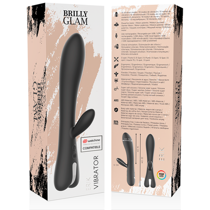 BRILLY GLAM - ERIK VIBRATEUR WATCHME TECHNOLOGIE SANS FIL COMPATIBLE BRILLY GLAM