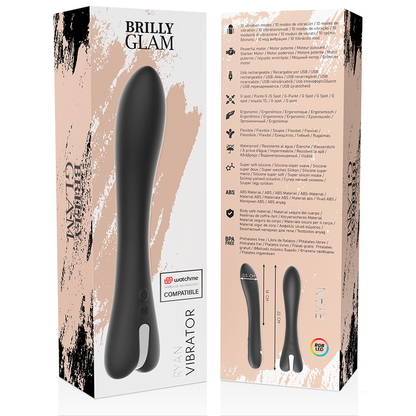 BRILLY GLAM - RYAN VIBRATEUR WATCHME TECHNOLOGIE SANS FIL COMPATIBLE BRILLY GLAM