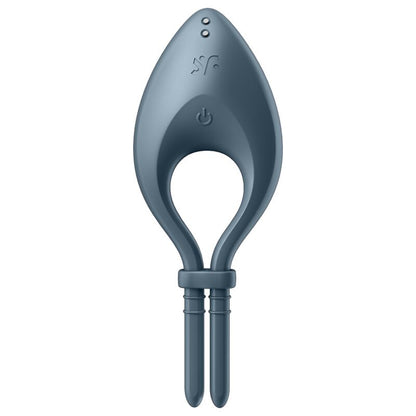 SATISFYER - APPLICATION BULLSEYE RING VIBRATOR GRIS SATISFYER RING