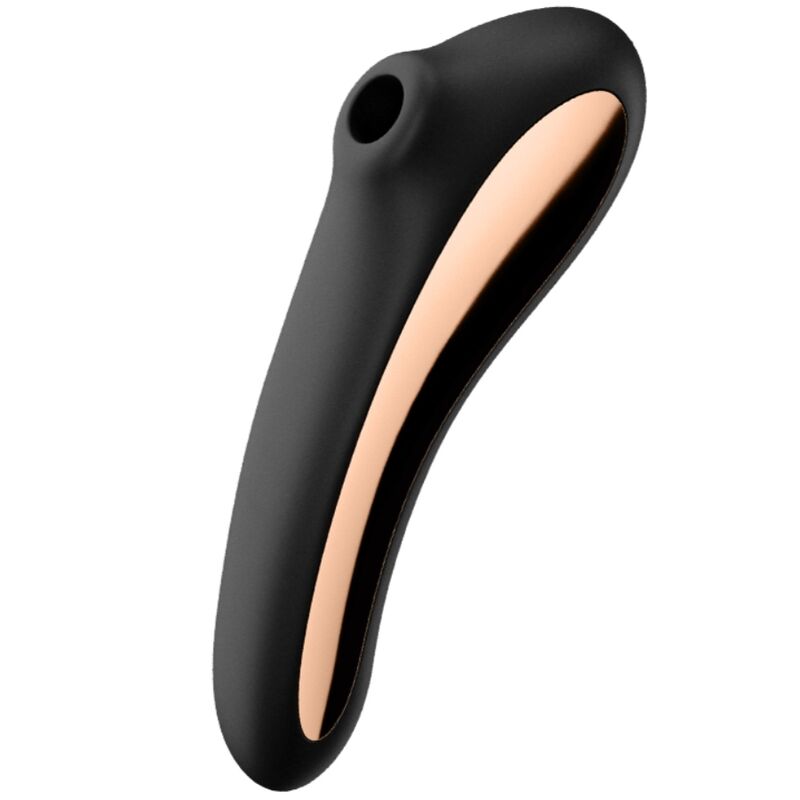 SATISFYER - VIBRATEUR DUAL KISS AIR PULSE NOIR SATISFYER AIR PULSE