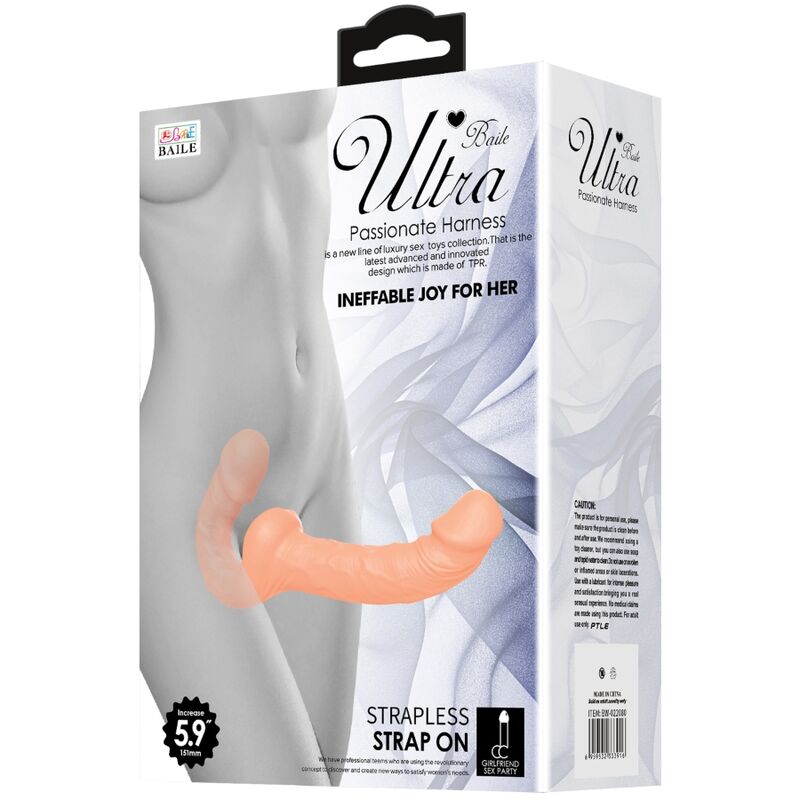 BAILE - GODE DE ULTRA PASSIONNÉE AVEC HARNAIS SANS SUPPORT BAILE HARNESS COLLECTION