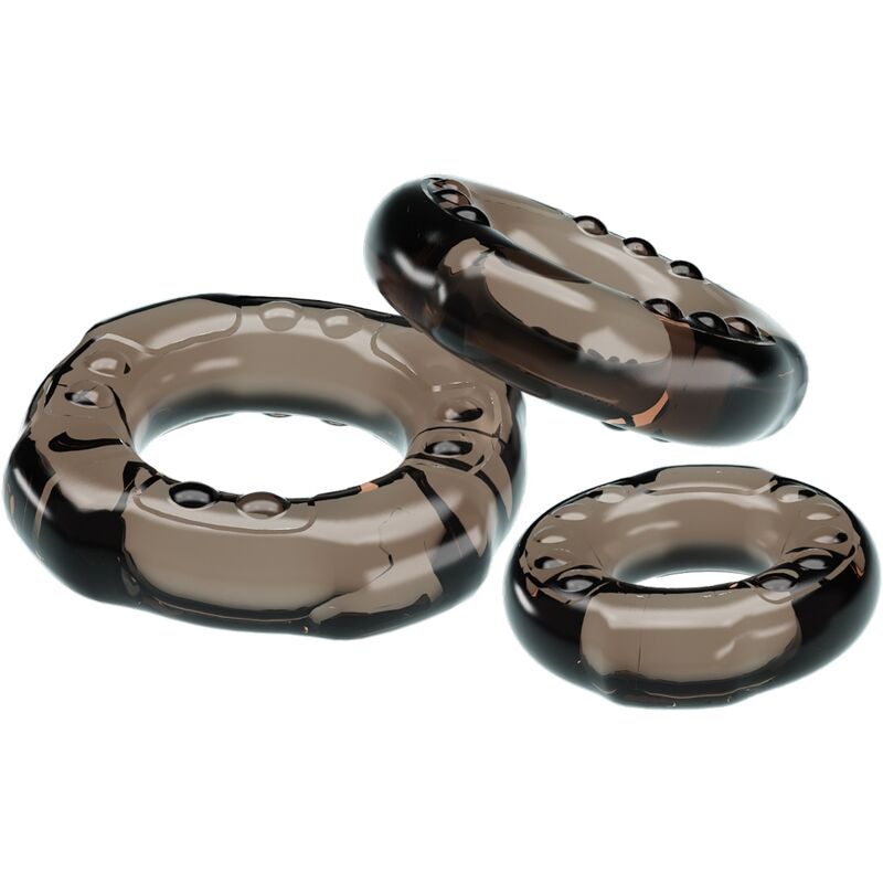 BAILE - COCK RINGS YVONNE ENSEMBLE 3 ANNEAUX PÉNIS BAILE