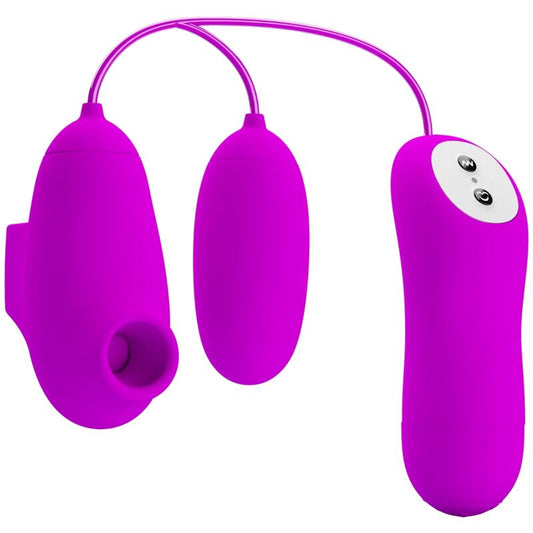 PRETTY LOVE - BULLET VIBRANT ET VENTOUSE PRETTY LOVE