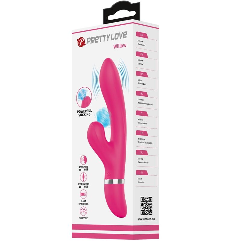 PRETTY LOVE - VIBRATEUR ET ASPIRATION WILLOW RABBIT PRETTY LOVE