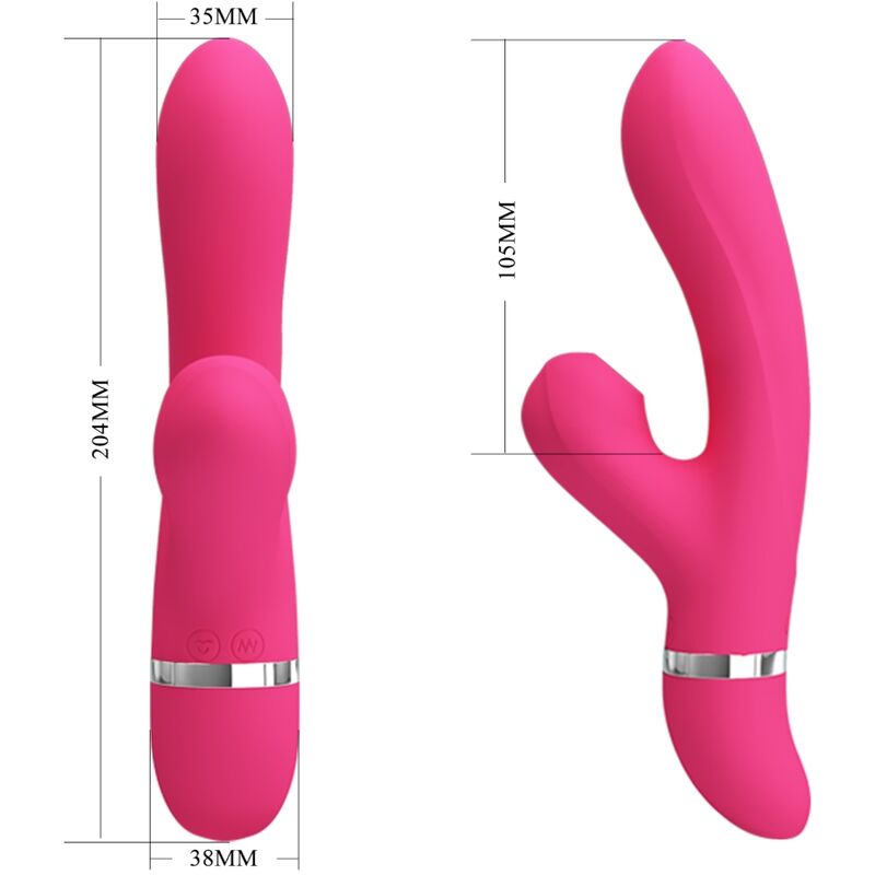 PRETTY LOVE - VIBRATEUR ET ASPIRATION WILLOW RABBIT PRETTY LOVE