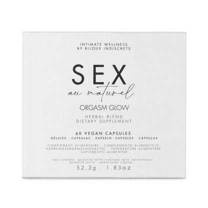 BIJOUX - COMPLÉMENT ALIMENTAIRE POUR UN ORGASME ÉCLATANT 60 CAPSULES BIJOUX AU NATUREL