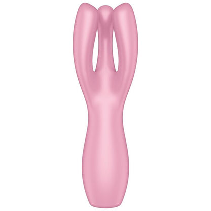 SATISFYER - VIBRATEUR THREESOME 3 ROSE SATISFYER VIBRATOR