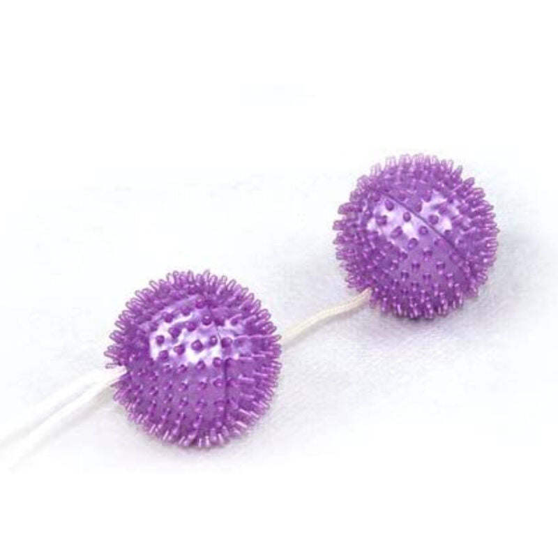 BAILE - BALLES TEXTURÉES VIOLET PROFONDEMENT PLAISIR 3.60 CM BAILE STIMULATING