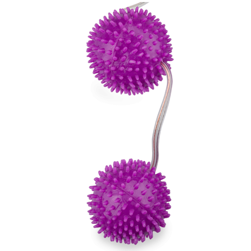 BAILE - BALLES TEXTURÉES VIOLET PROFONDEMENT PLAISIR 3.60 CM BAILE STIMULATING