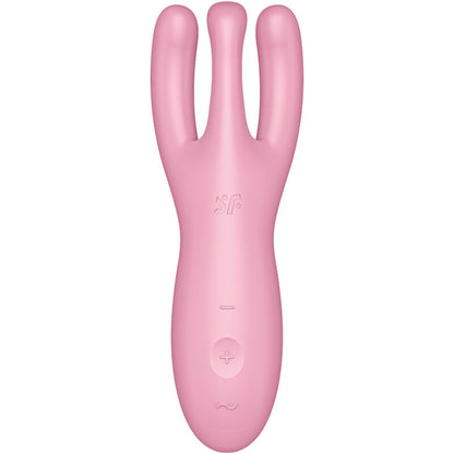 SATISFYER - APPLICATION VIBRATEUR THREESOME 4 ROSE SATISFYER CONNECT