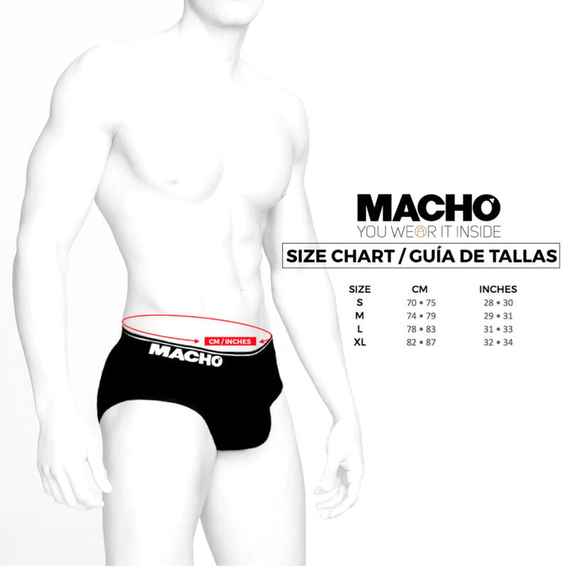 MACHO - SLEEP MS24R ROUGE FONCÉ XL MACHO UNDERWEAR