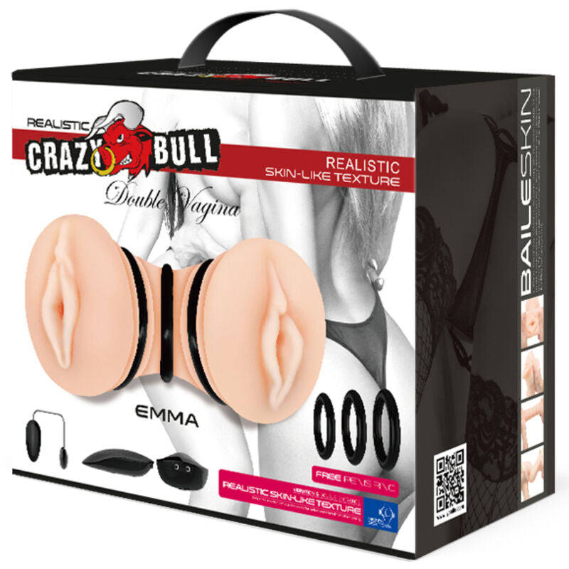 CRAZY BULL - MASTURBATEUR DOUBLE VAGIN RÉALISTE EMMA CRAZY BULL