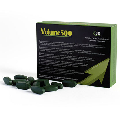 500 COSMETICS - LE VOLUME 500 AUGMENTE LA QUANTITÉ ET LA QUALITÉ DU SPERME 500COSMETICS