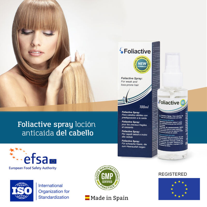 500 COSMETICS - SPRAY FOLIACTIF. SPRAY POUR PRÉVENIR LA CHUTE DES CHEVEUX ET STIMULER LA CROISSANCE 500COSMETICS