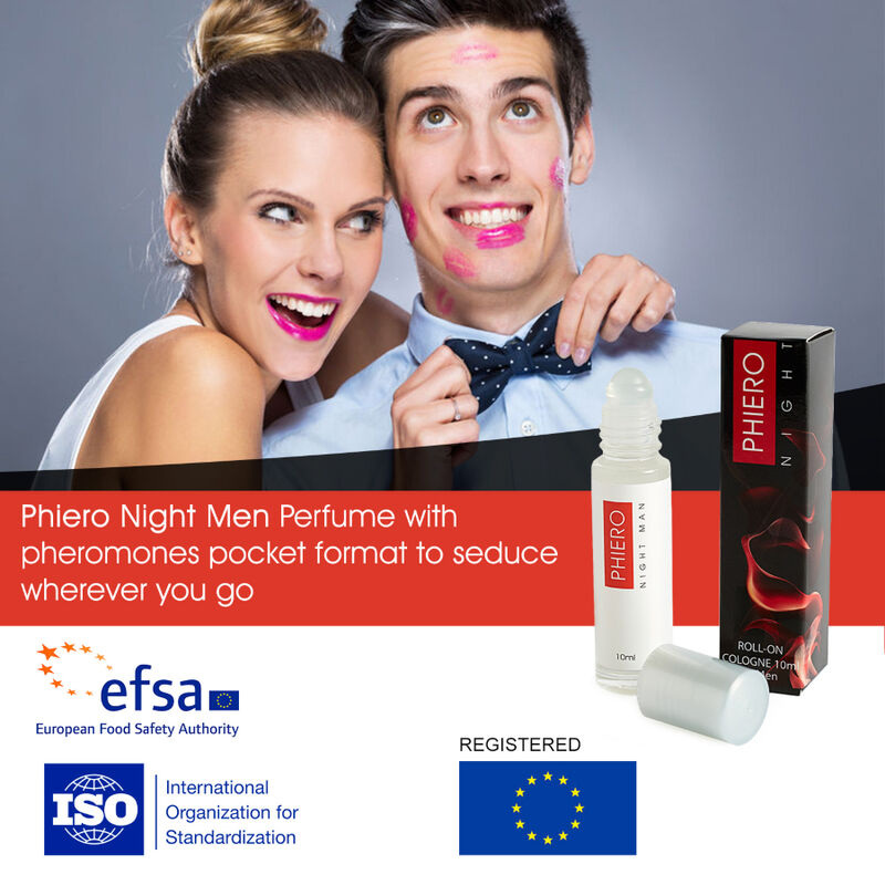 500 COSMETICS - PHIERO NIGHT MAN PARFUM AUX PHEROMONES POUR HOMME AVEC ROLL-ON 500COSMETICS