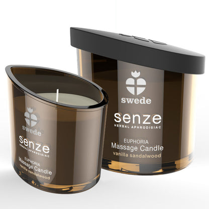 SWEDE - BOUGIE DE MASSAGE SENZE EUPHORIA - VANILLE, BOIS DE SANTAL SWEDE