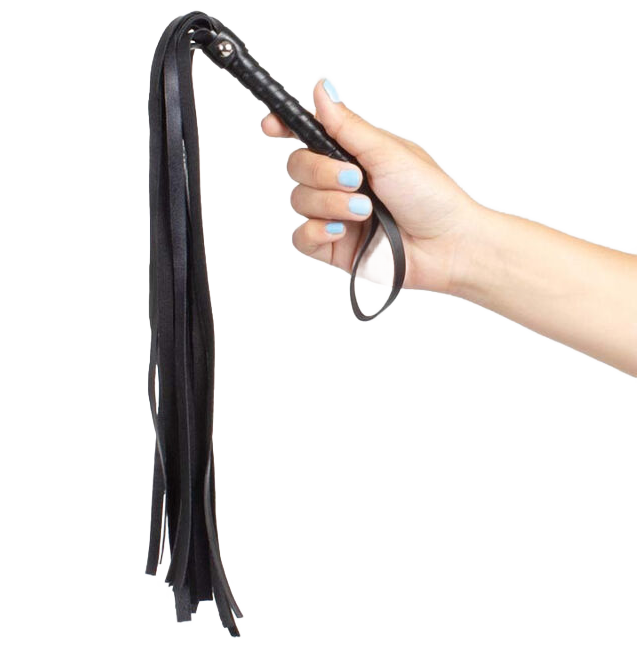 SECRETPLAY - FOUET DE BONDAGE NOIR  COLLECTION BDSM SECRETPLAY 100% FETISH
