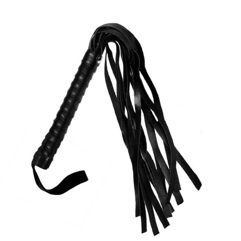SECRETPLAY - FOUET DE BONDAGE NOIR  COLLECTION BDSM SECRETPLAY 100% FETISH