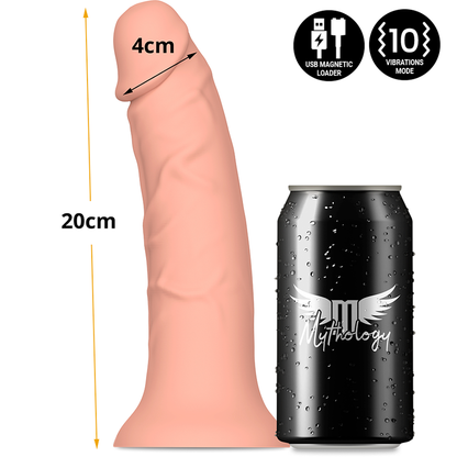 MYTHOLOGY - ASHER ORIGINAL DILDO M - VIBRATEUR COMPATIBLE AVEC LA TECHNOLOGIE SANS FIL WATCHME MYTHOLOGY FANTASY DILDO