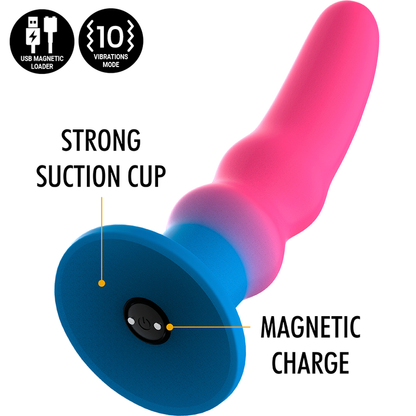 MYTHOLOGY - KUNO UTOPIA DILDO M - VIBRATEUR COMPATIBLE AVEC LA TECHNOLOGIE SANS FIL WATCHME MYTHOLOGY FANTASY DILDO