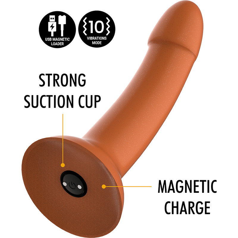 MYTHOLOGY - RUNE ROYAL DILDO M - VIBRATEUR WATCHME TECHNOLOGIE SANS FIL COMPATIBLE MYTHOLOGY FANTASY DILDO