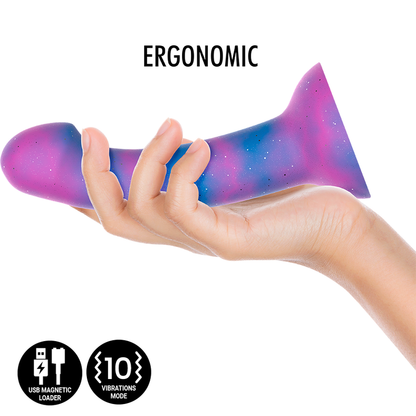 MYTHOLOGY - DION GALACTIC DILDO M - VIBRATEUR WATCHME TECHNOLOGIE SANS FIL COMPATIBLE MYTHOLOGY FANTASY DILDO