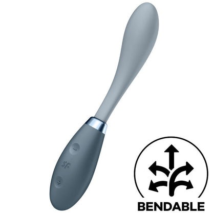 SATISFYER - VIBRATEUR MULTI G-SPOT FLEX 3 GRIS SATISFYER VIBRATOR