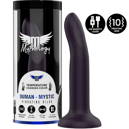 MYTHOLOGY DUMAN MYSTIC DILDO S - VIBRATEUR WATCHME TECHNOLOGIE SANS FIL COMPATIBLE MYTHOLOGY FANTASY DILDO