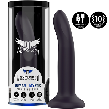MYTHOLOGY - DUMAN MYSTIC DILDO M - VIBRATEUR COMPATIBLE AVEC LA TECHNOLOGIE SANS FIL WATCHME MYTHOLOGY FANTASY DILDO