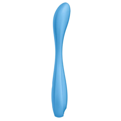SATISFYER - APPLICATION MULTI VIBRATEUR G-SPOT FLEX 4+ BLEU SATISFYER CONNECT