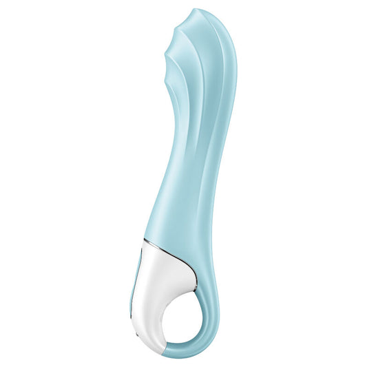 SATISFYER - AIR PUMP VIBRATOR 5+ APP GONFLABLE G-SPOT VIBRATOR BLEU SATISFYER CONNECT