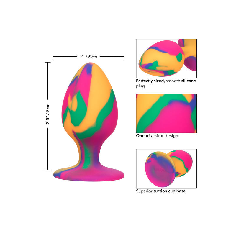 CALEXOTICS - CHEEKY GRAND PLUG ANAL TIE-DYE CALEXOTICS